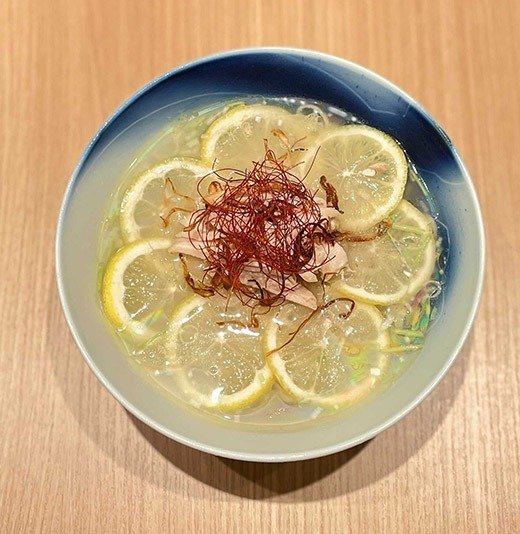 「塩レモン冷やし鶏そば」