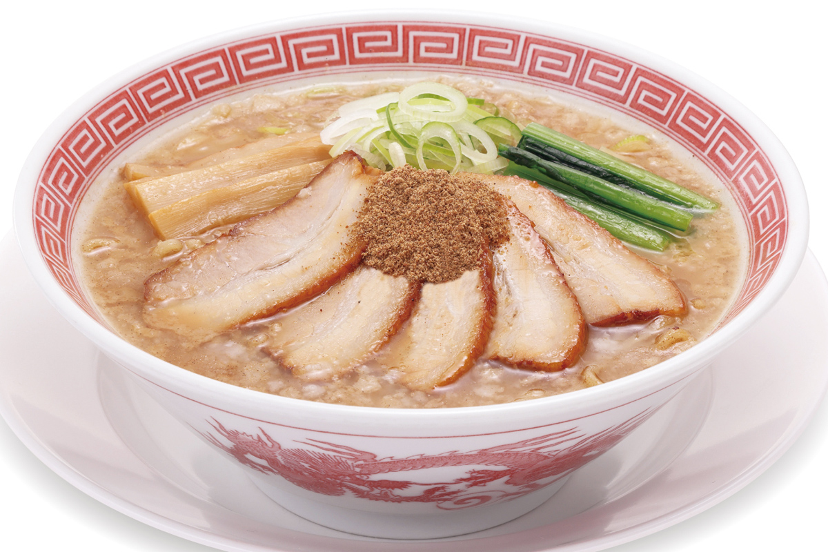 幸楽苑「魚介とんこつらーめん」は150円お得なセットも用意！“追い節粉