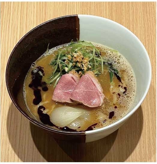 「鴨白湯そば」