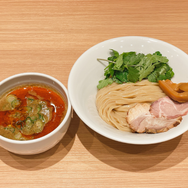 パクチー煮干し辛つけ麺(最終日限定)