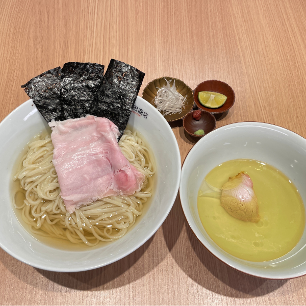 濃密出汁かけのしおつけ麺〜美瑛の小麦で〜