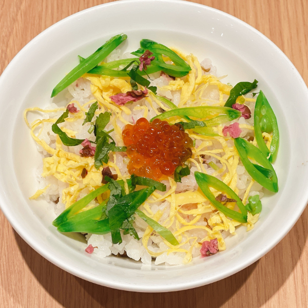 『ほたて日和』名物 女将の気まぐれご飯桜ご飯のちらし~サクラタウン~(1/25)