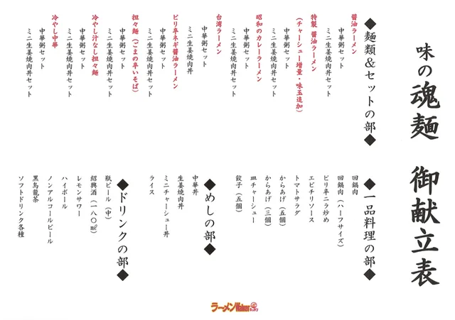 御献立表