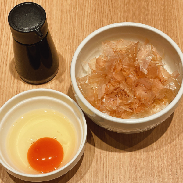 花鰹の卵かけご飯