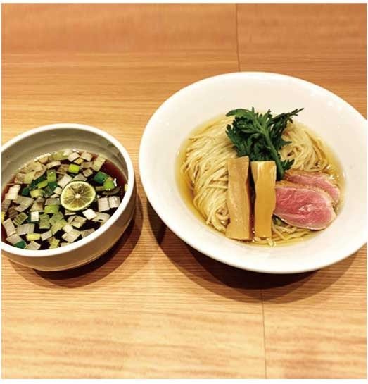 「鴨と鰹のつけそば」