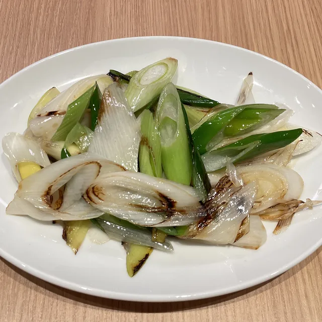 信州伊那のネギ炒め