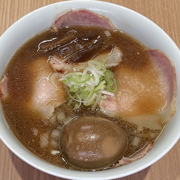 叉焼味玉醤油蕎麦