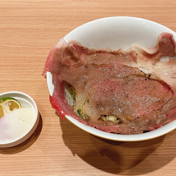 但馬牛リブロースと神戸牛脂の油そば(温玉付き)【15時〜限定】