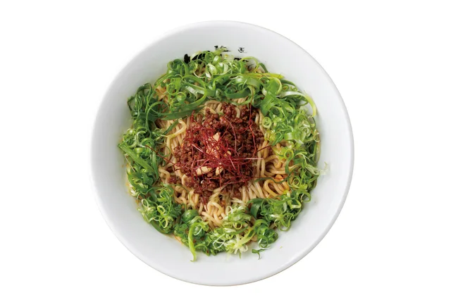 四川風汁無し担々麺
