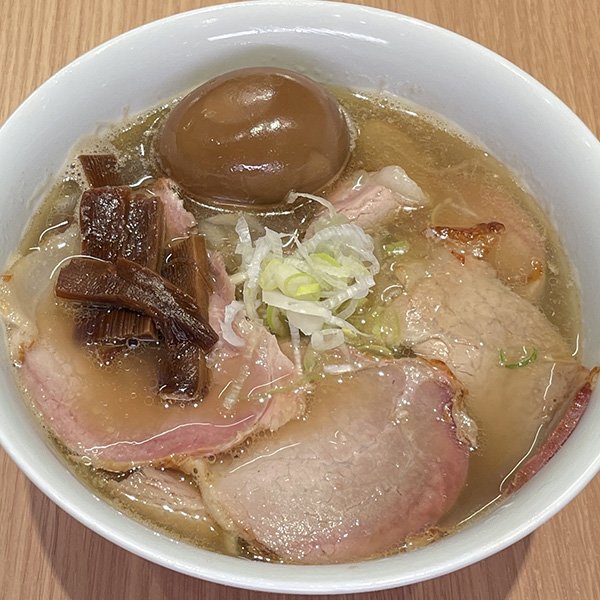叉焼味玉塩中華蕎麦