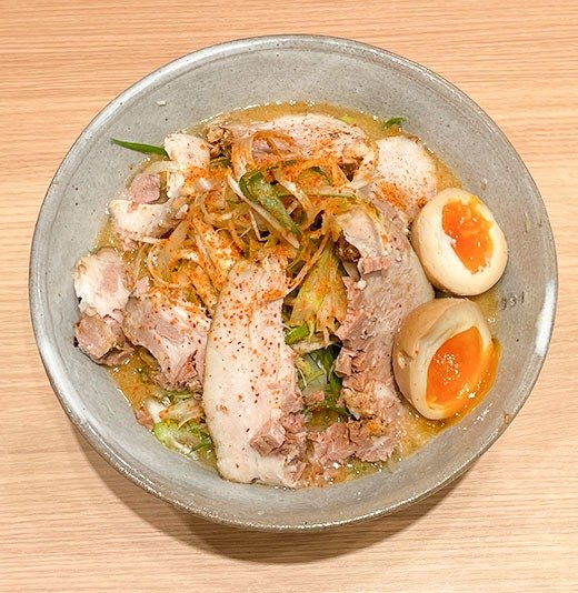 ネギ味噌辛叉焼味玉IN