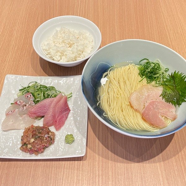 房総鮮魚しおらーめんお刺身御膳(3種)【数量限定】