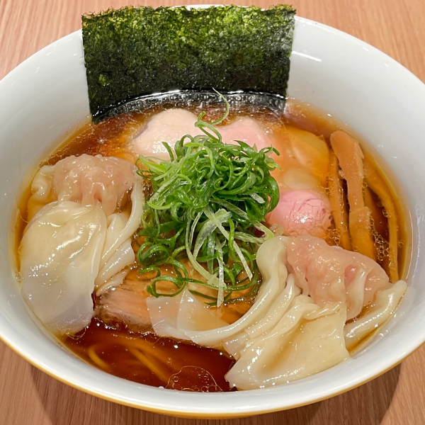 地鶏中華そば 海老ワンタン 醤油