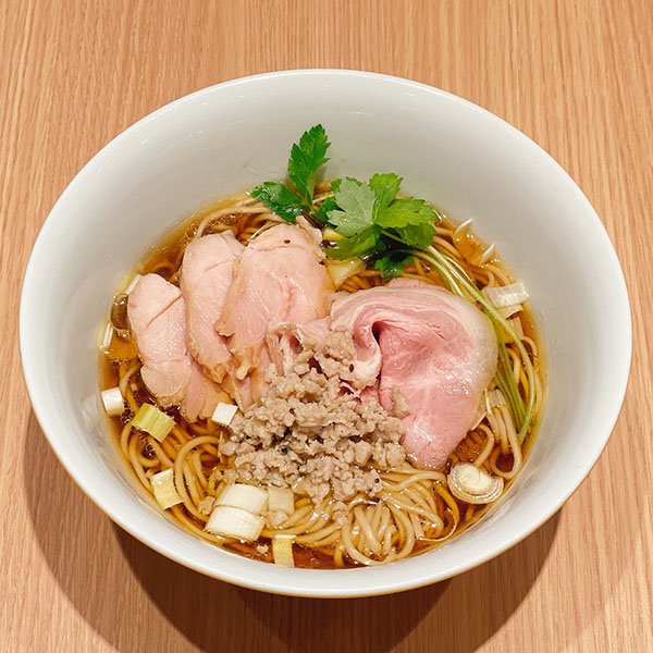 川俣シャモの木桶仕込み醤油そば