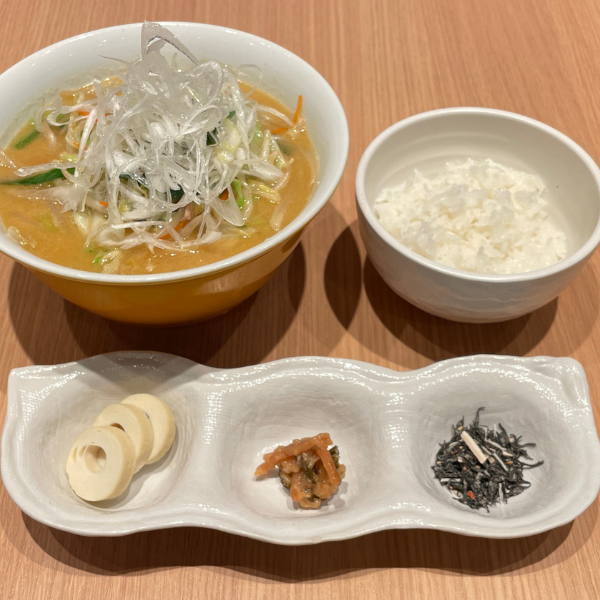 牛骨みそ野菜タンメン鳥取御膳【数量限定】