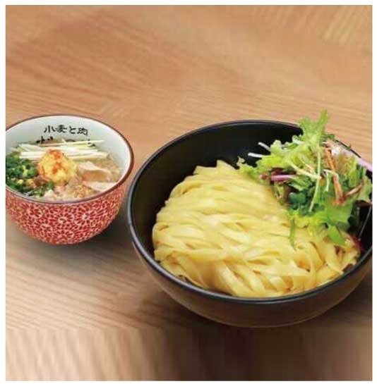 「背脂生姜醤油つけ麺」
