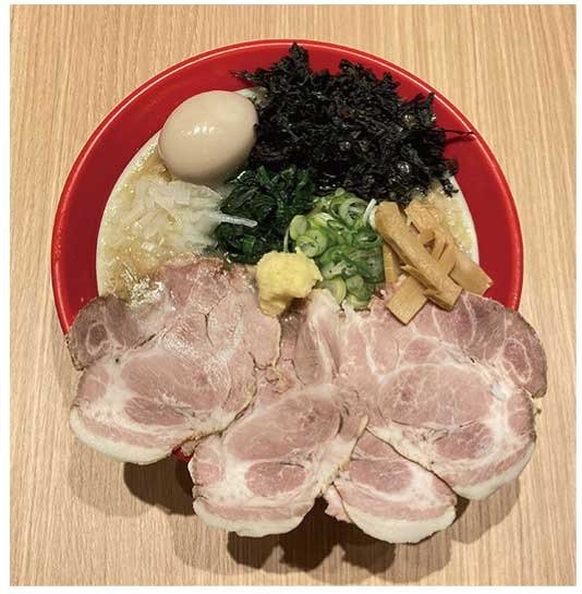 「背脂生姜豚骨醤油百麺スペシャル」