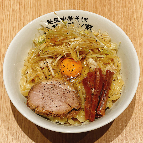 リッチ釜玉中華そば並／大
