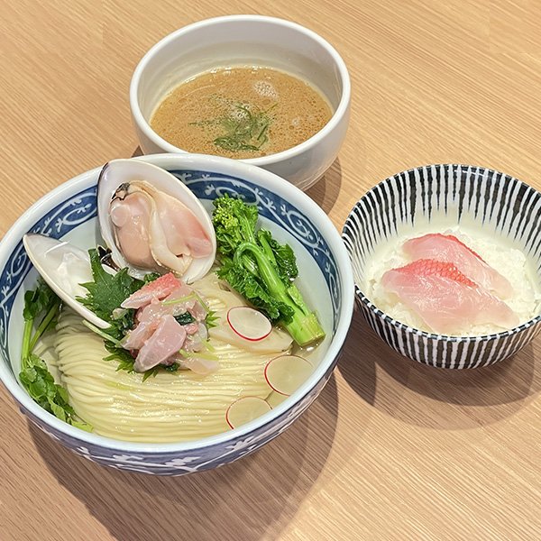 金目鯛と地蛤のつけそば【数量限定】