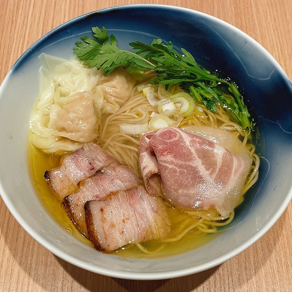 鹿野地鶏と川俣シャモの塩SOBA