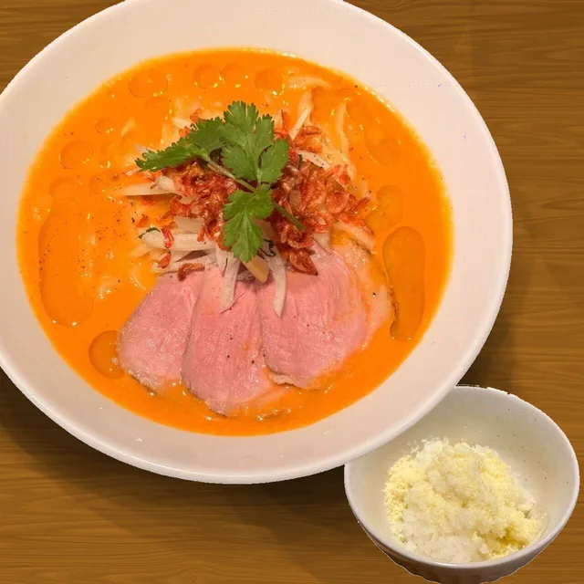 桜エビの春ラーメンチーズライスセット(ミニ)