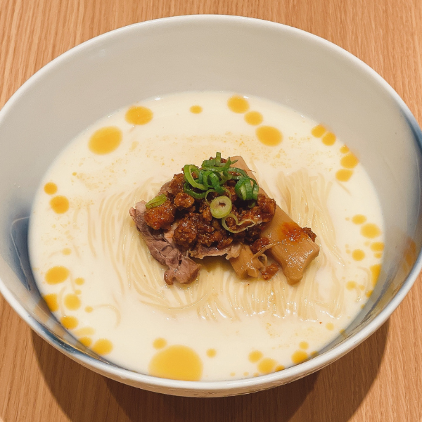 冷たい豆乳拉麺