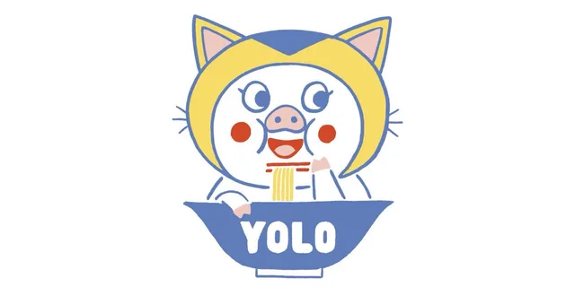 横浜豚骨醤油ラーメンYOLO ロゴ