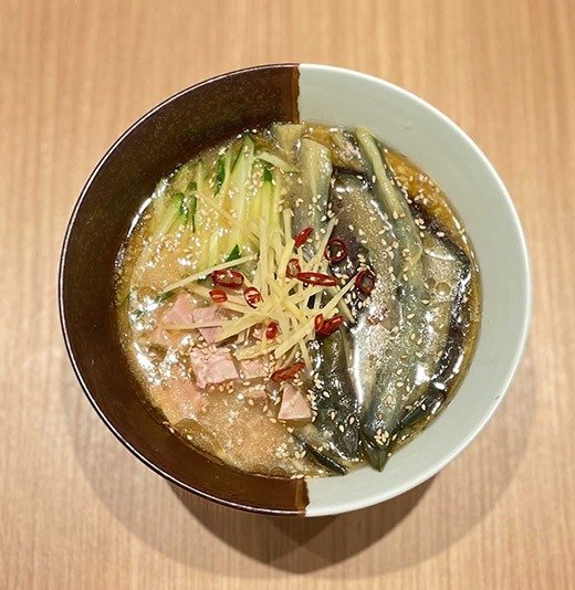 「おかんの冷やしナス味噌ラーメン」