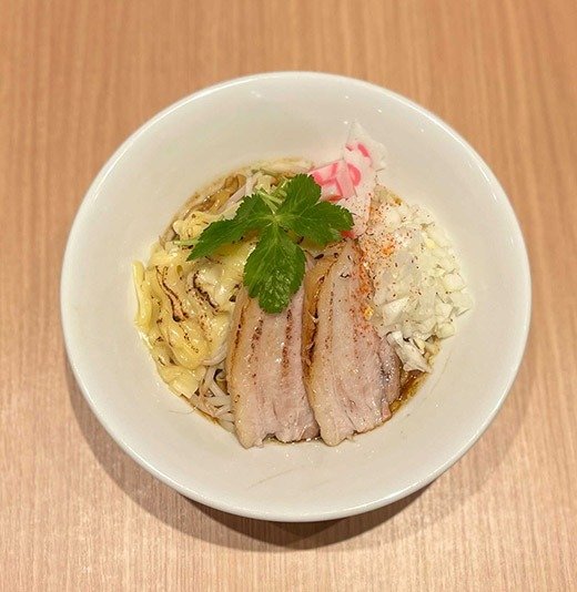 「煮干カレーチーズまぜそば」(限定麺)